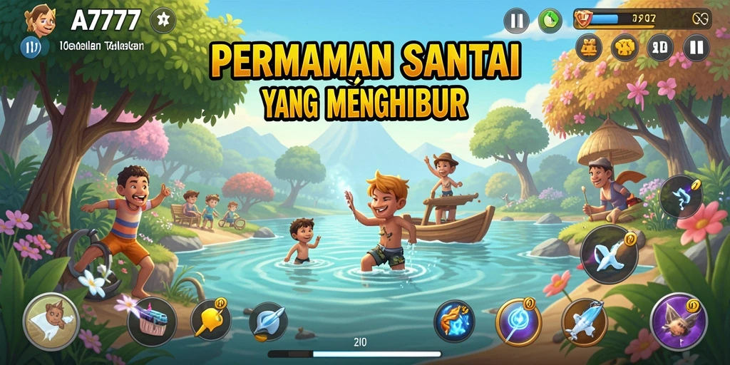 Tampilan gameplay A7777 yang seru dan menarik.