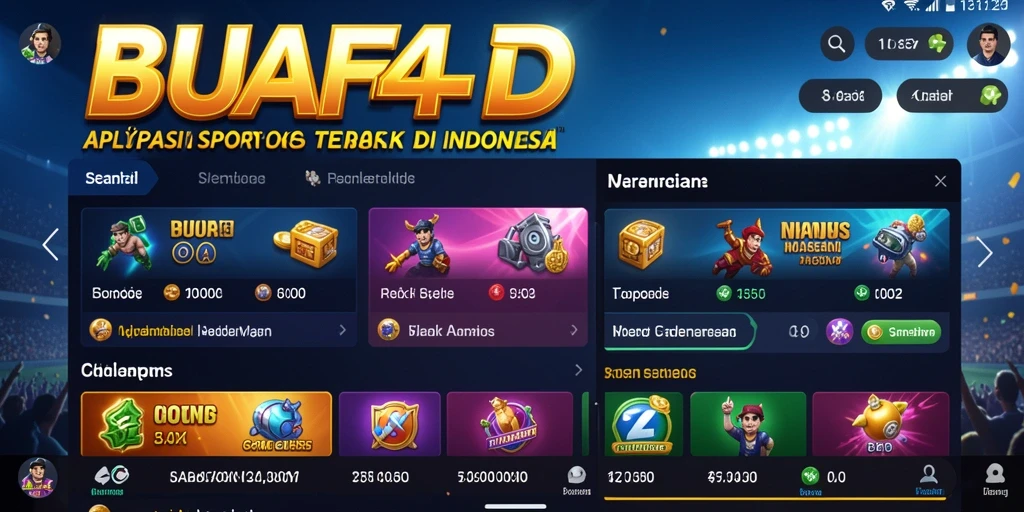 Tampilan antarmuka BUAH4D dengan opsi taruhan olahraga yang menarik.