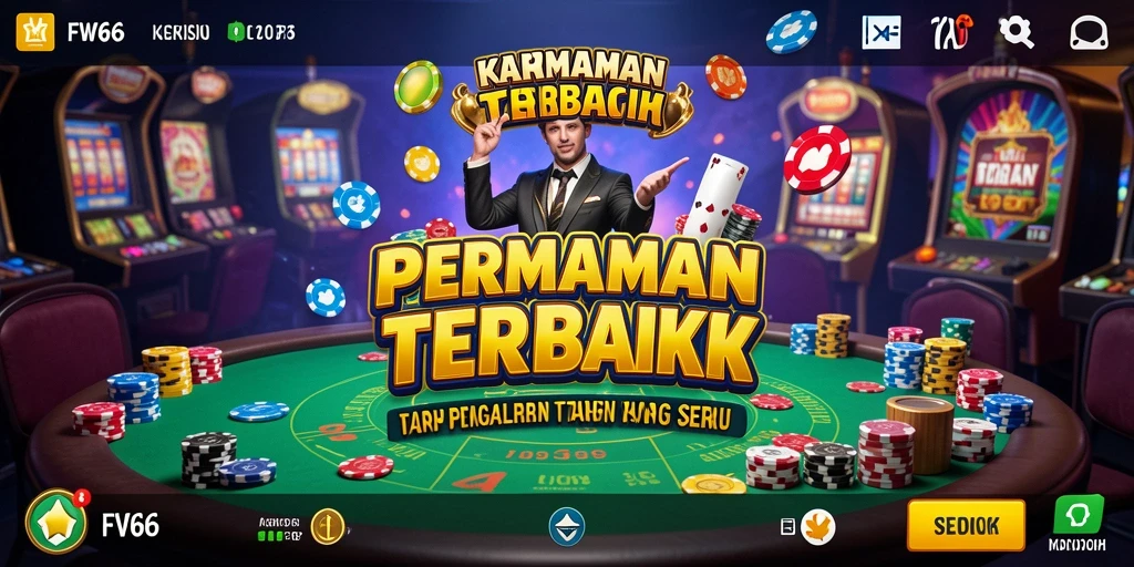 Tampilan menarik dari gameplay Kasino di FW66 yang mengundang pemain.