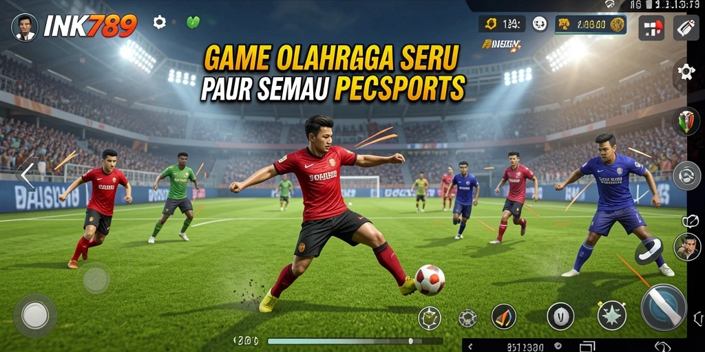 Tampilan gameplay INK789 yang mendebarkan dan penuh aksi olahraga.