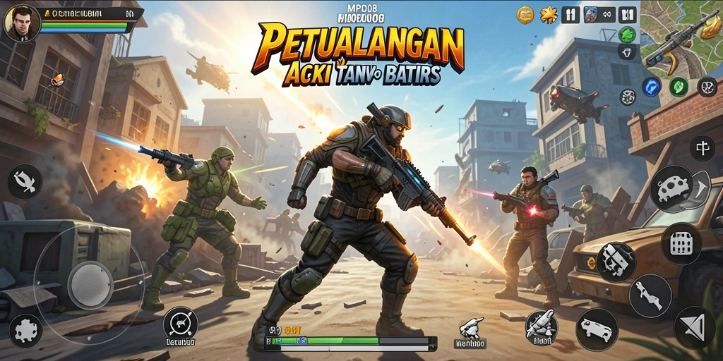 Tangkapan layar MPO08 menunjukkan aksi pertarungan yang mendebarkan.